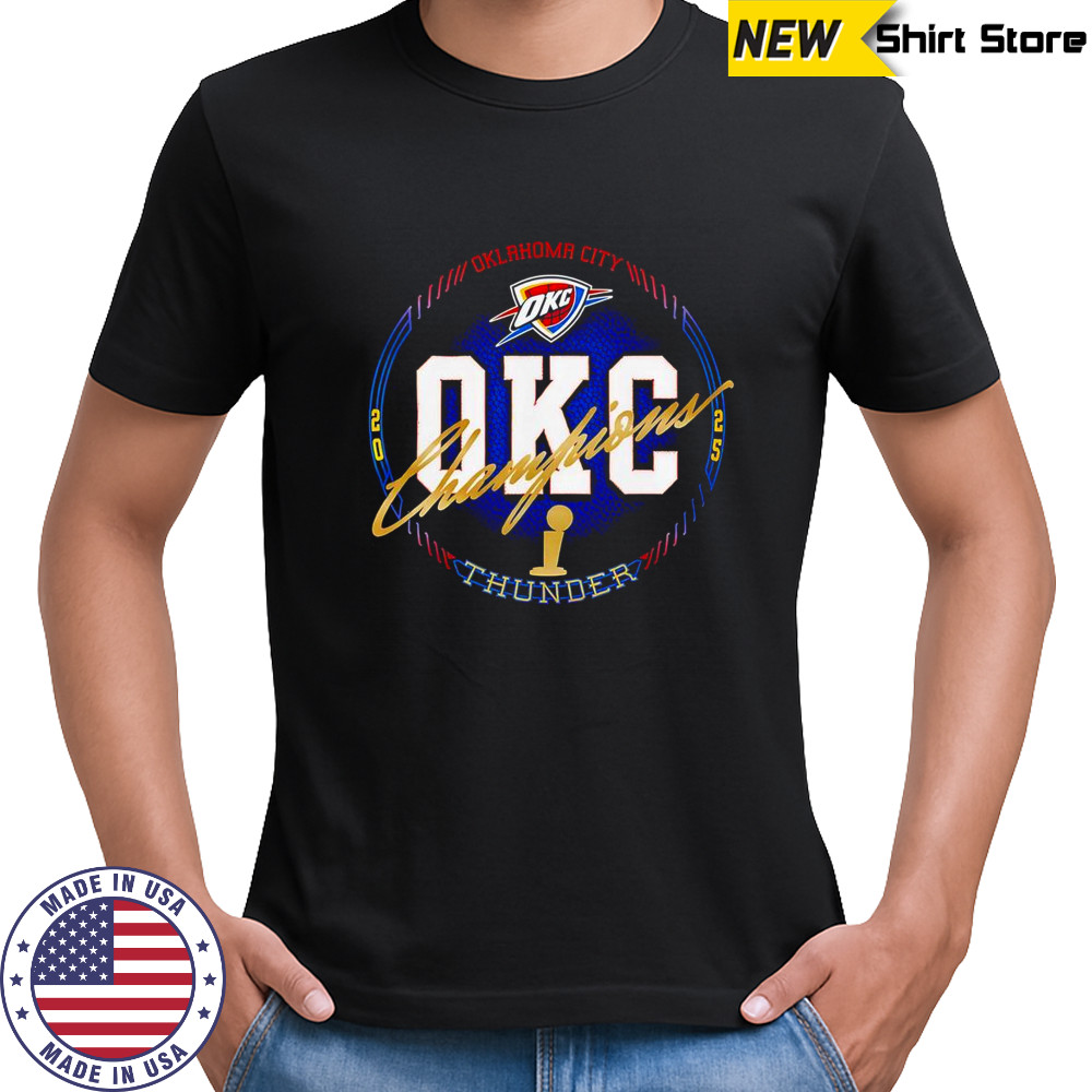 Oklahoma City Thunder 2025 NBA Finals Champions All Access T-Shirt