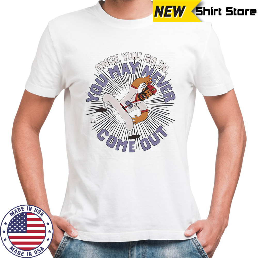 Ozzie Smith You May Never Come Out cartoon shirt