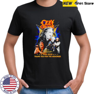 Ozzy Osbourne 1948 2025 thank you for the memories shirt