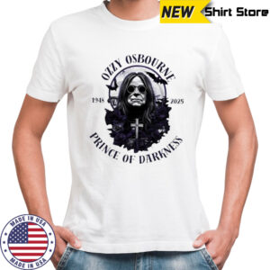 Ozzy osbourne memorial ozzy osbourne death shirt
