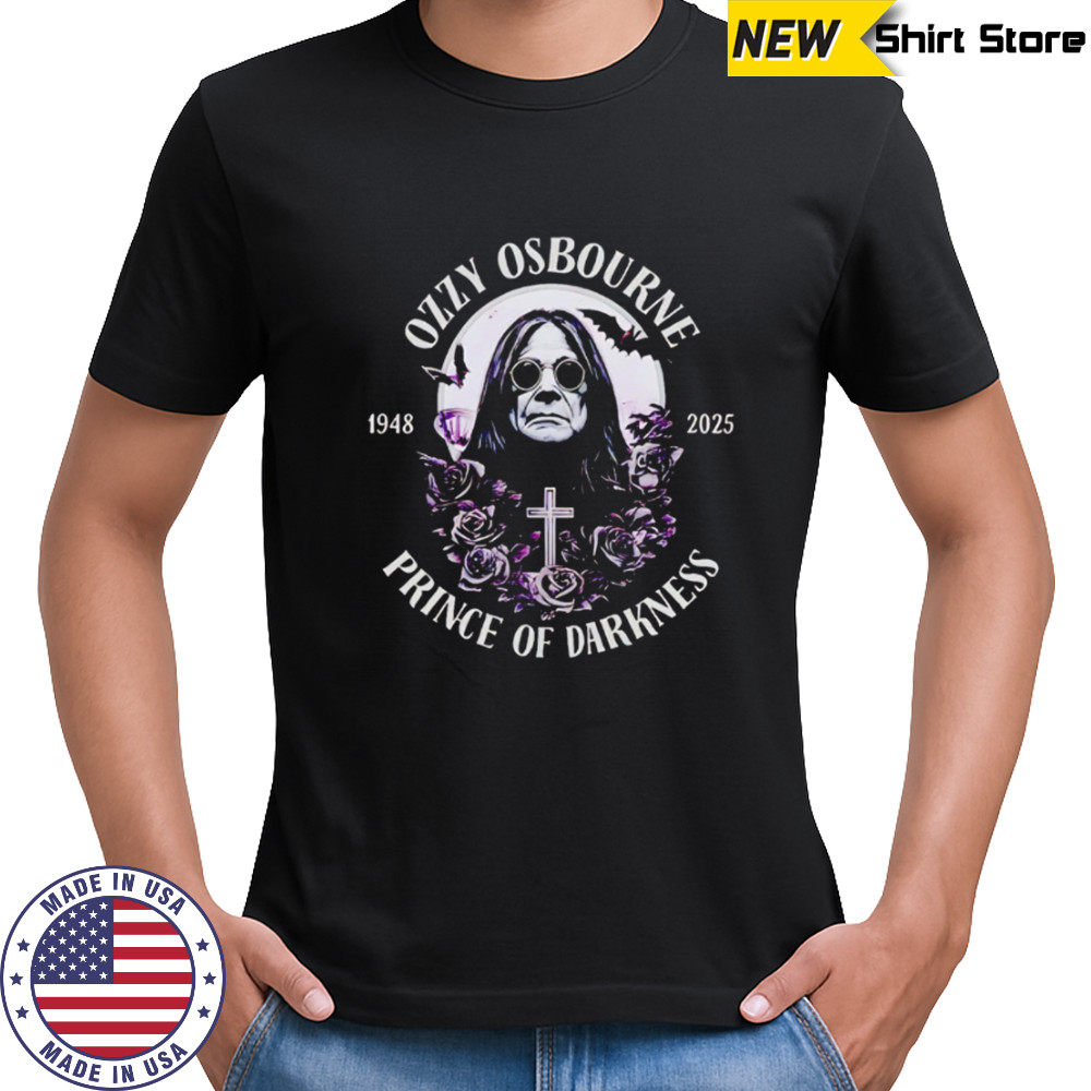 Ozzy osbourne prince of darkness rip shirt