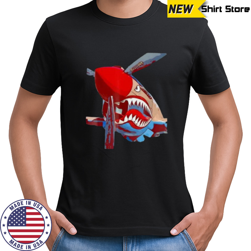 P 40 Warhawk Fighter Aircraft shirt