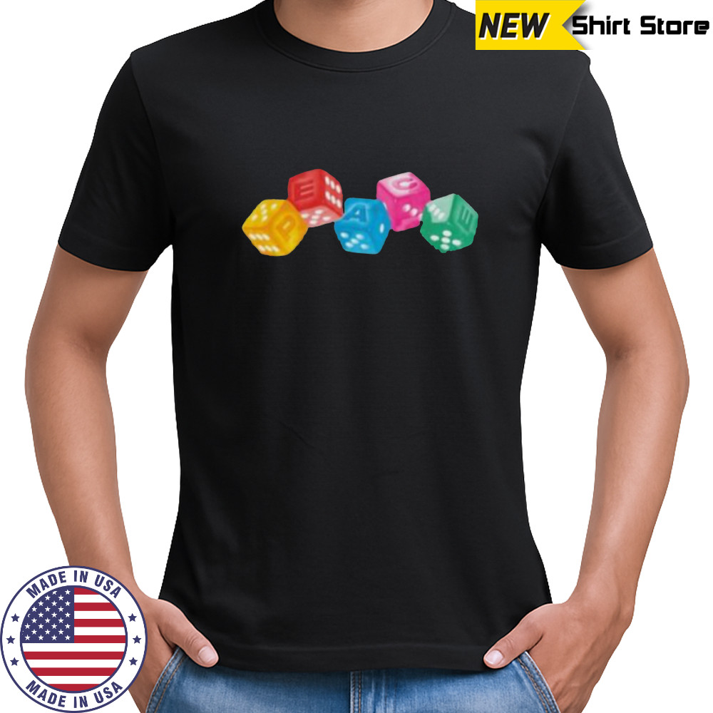 Peace dice shirt