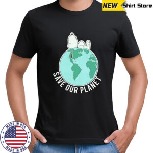 Peanuts Snoopy Save Our Planet shirt