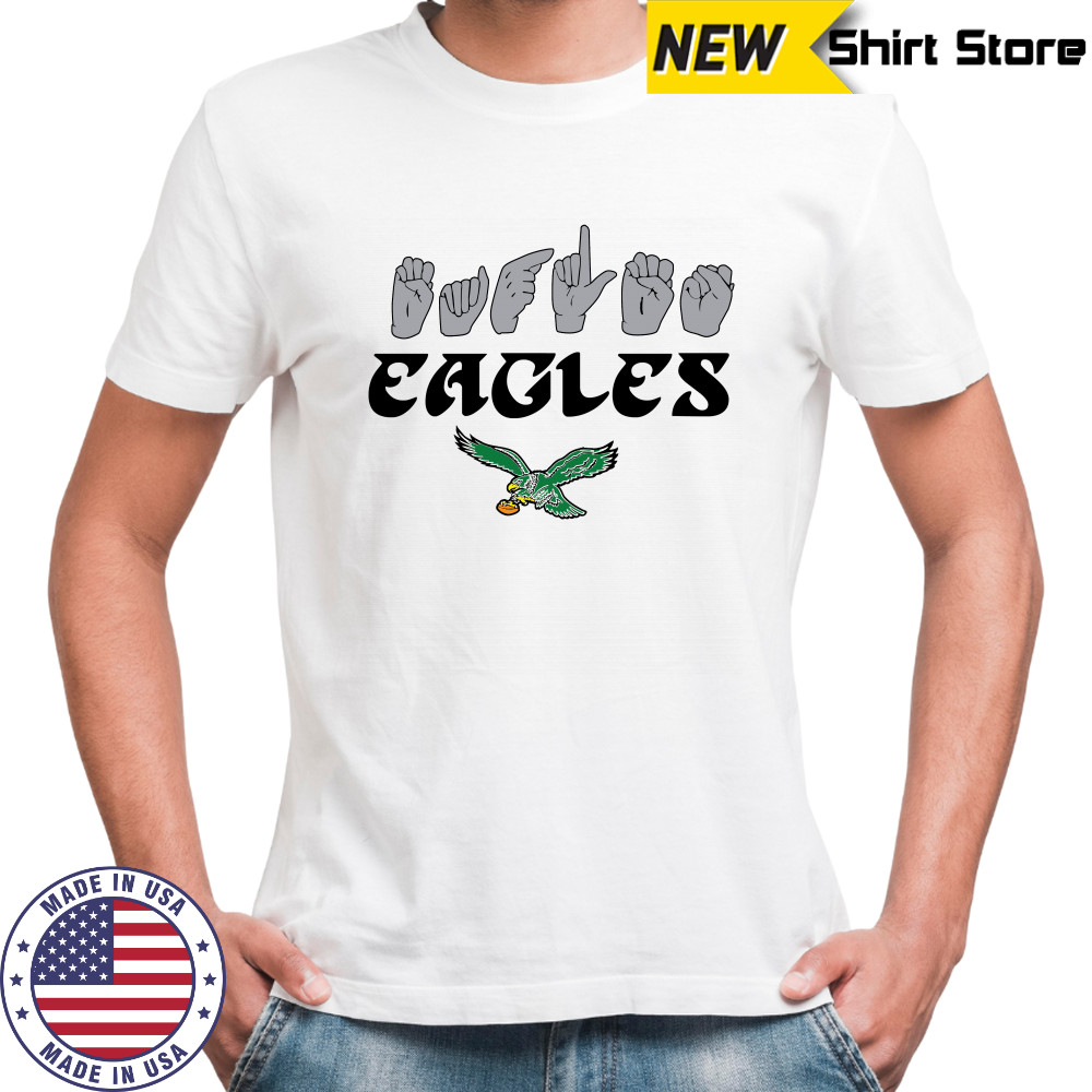 Philadelphia Eagles Sign Language Hands T-Shirt
