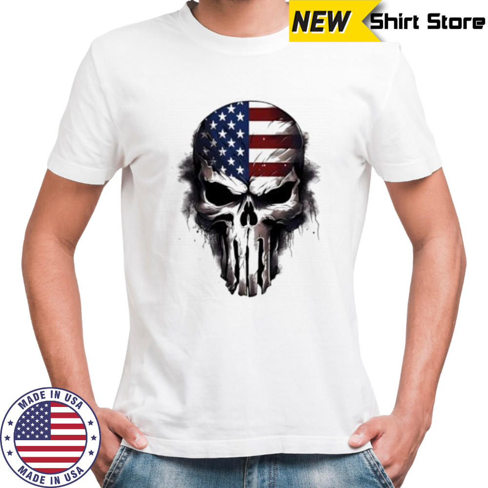 Punisher Flag Short Sleeve Performance shirt