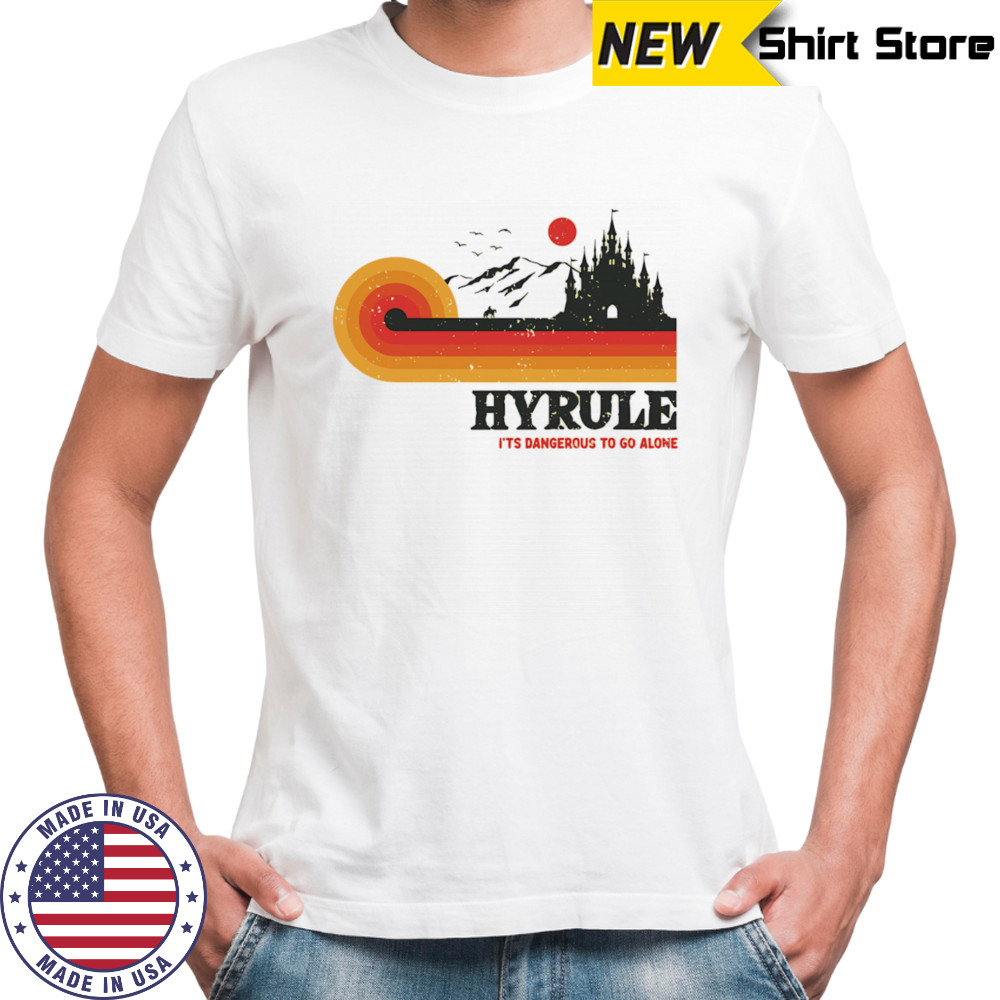 Retro Legend Hyrule it’s dangerous to go alone shirt