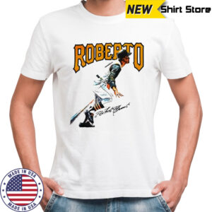 Roberto Clemente Pittsburgh Pirates signature vintage shirt