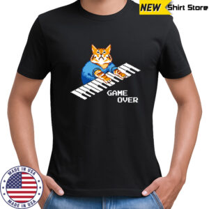 Roy It Crowd Game Over Cat Keyboard T-Shirt