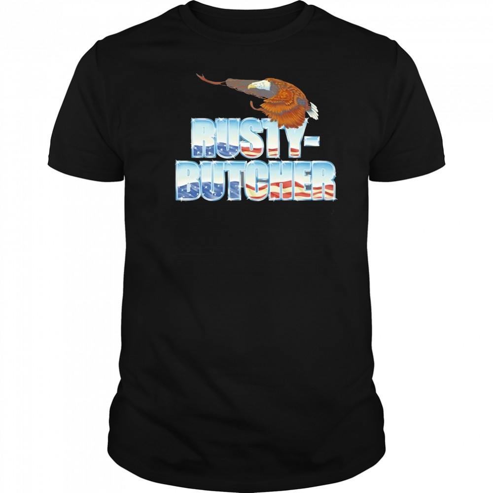 Rusty Butcher Shiny Black T-Shirt