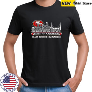 San Francisco 49ers NFL Thank You For The Memories Skyline Name 2025 Shirt