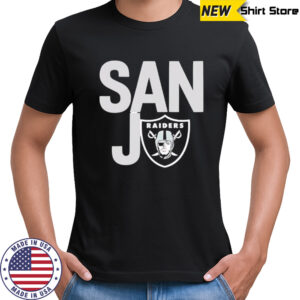 San Jo Las Vegas Raiders logo shirt