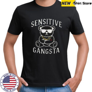 Sensitive Gangsta Teddy Bear Funny Sarcastic Meme Pullover Shirt