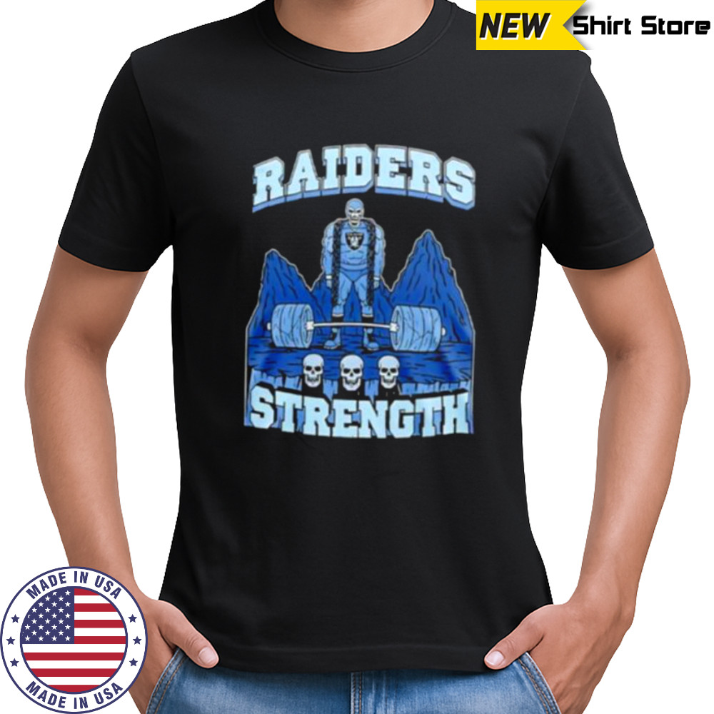 Skeleton Las Vegas Raiders Strength shirt