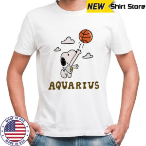 Snoopy Aquarius Zodiac shirt