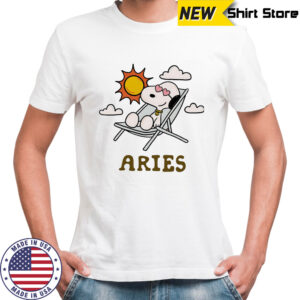 Snoopy Aries Zodiac shirt