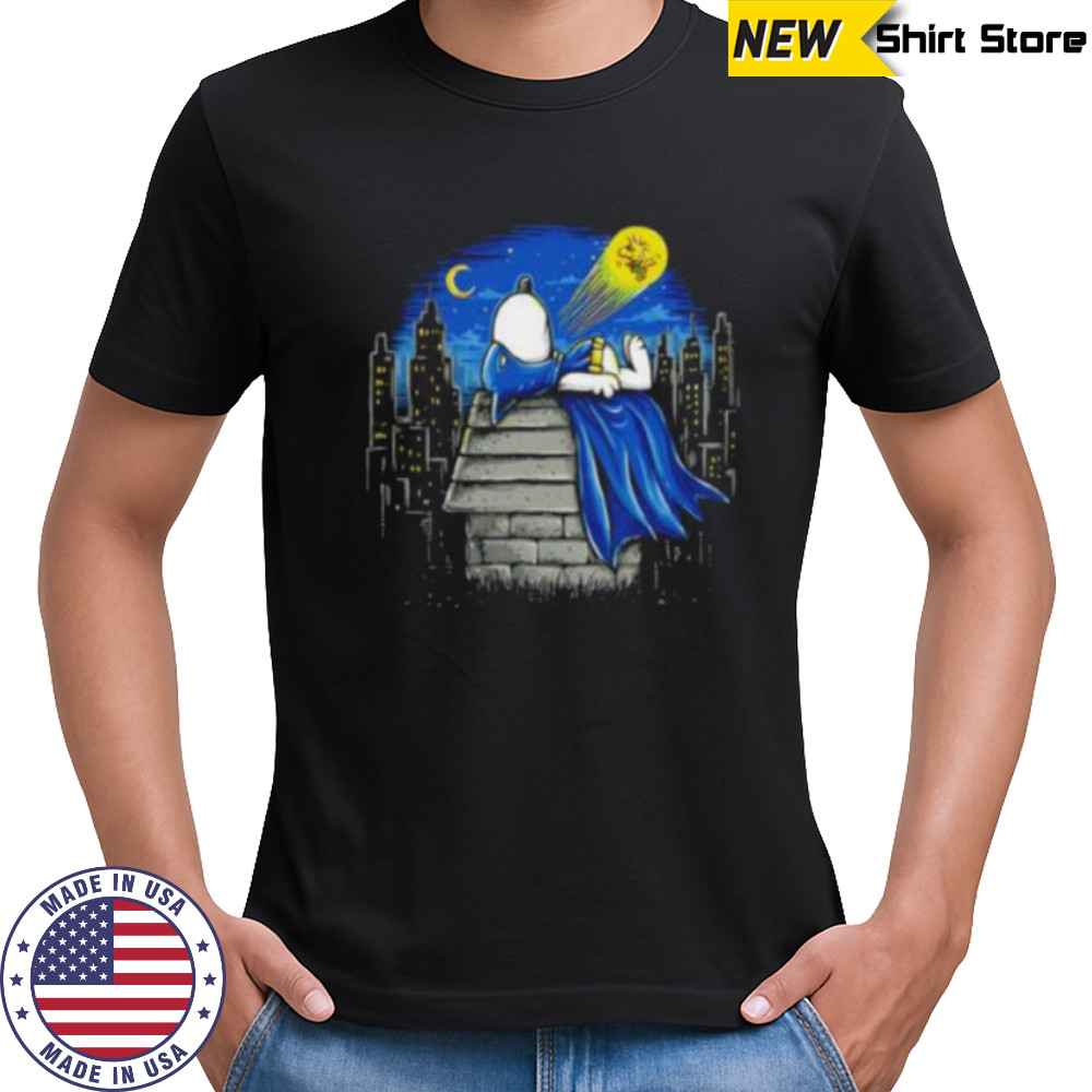 Snoopy Batman Batdog shirt