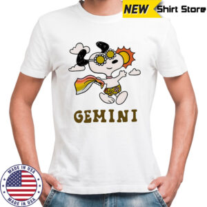 Snoopy Gemini Zodiac shirt