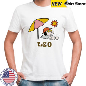 Snoopy Leo Zodiac shirt