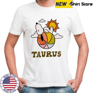 Snoopy Taurus Zodiac shirt