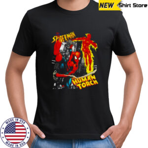 Spider man the Human Torch shirt