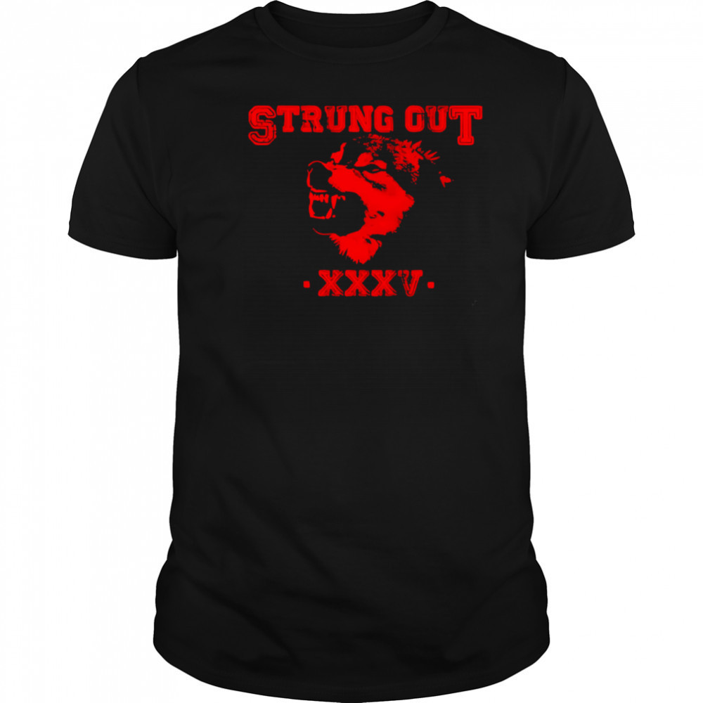 Strung Out Wolf XXXV shirt