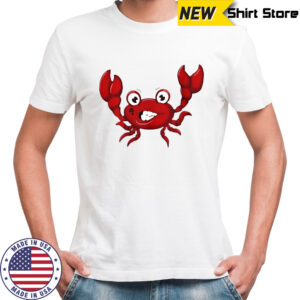 Superstore Jerry Crabby red shirt