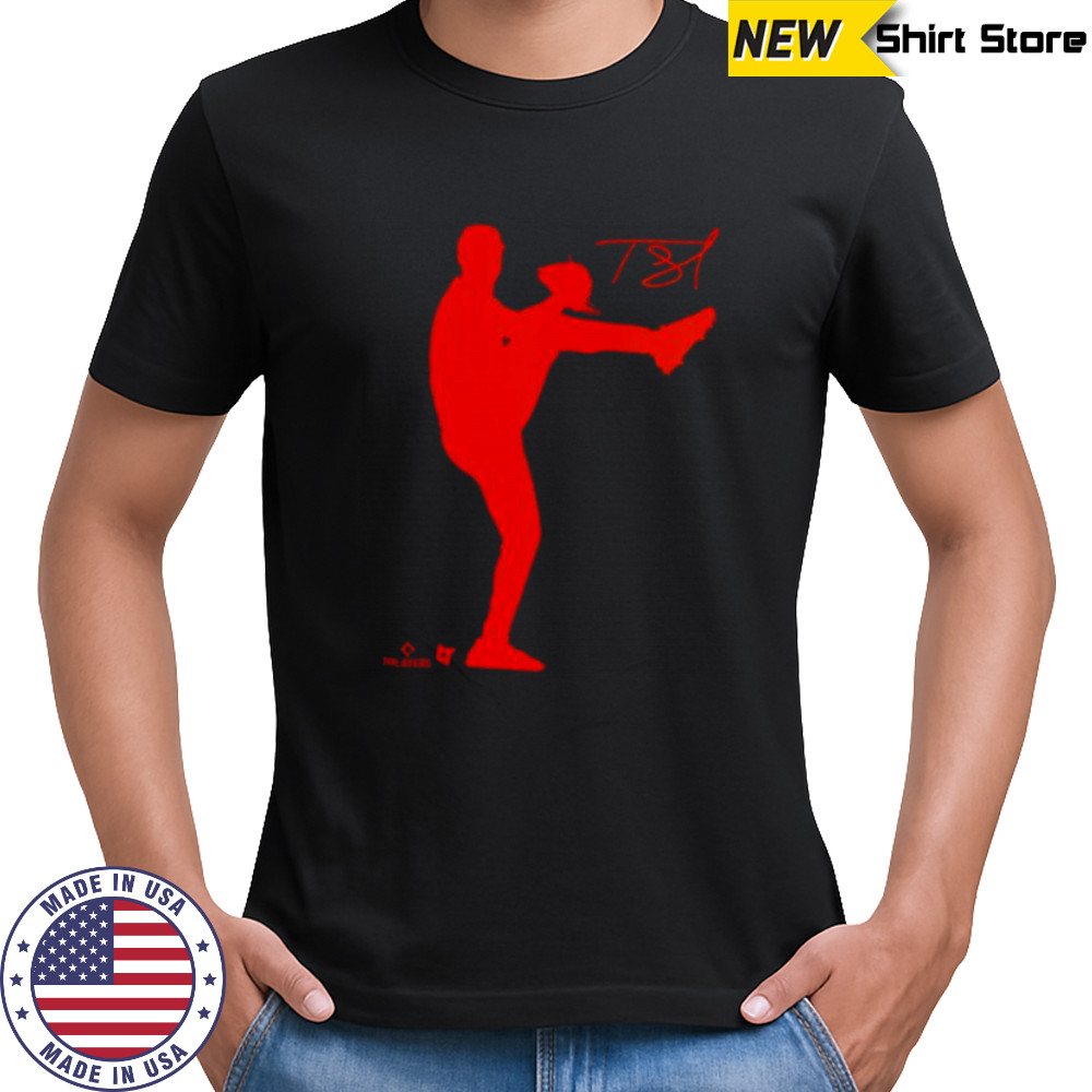 Tarik Skubal Silhouette Detroit Baseball Shirt