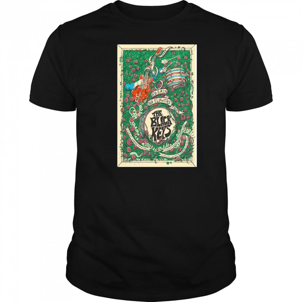 The Black Keys Tour Poster July 4 2025 In Switzerland T-Shirt