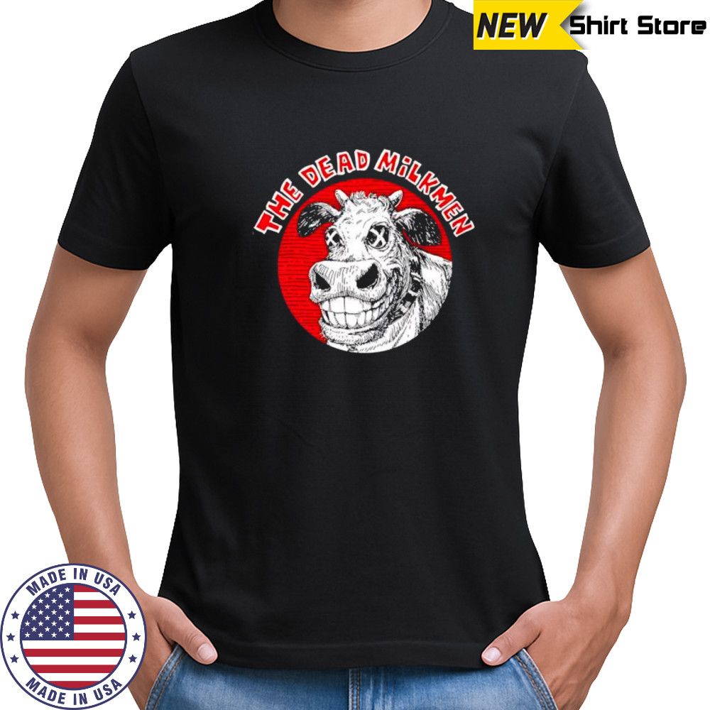 The Dead Milkmen logo retro shirt