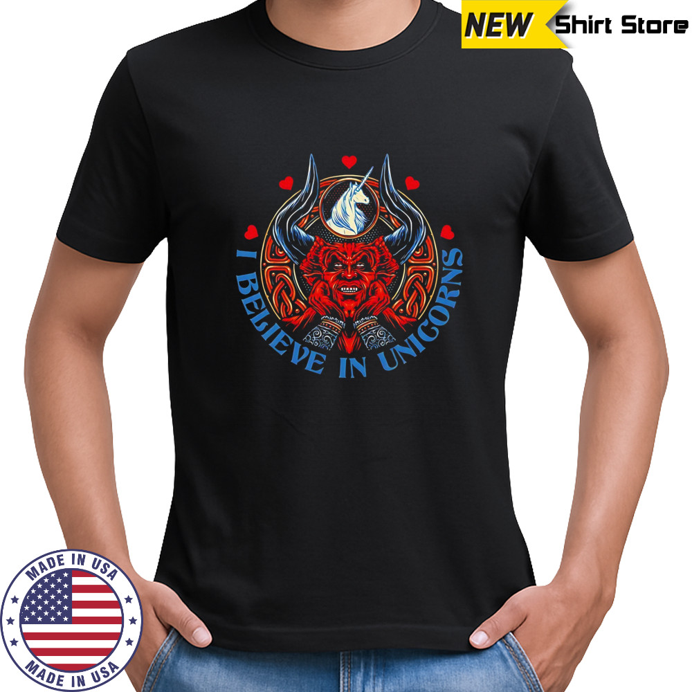 The Lord of Darkness Legend I believe in unicorns shirt