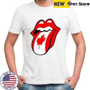 The Rolling Stones Canadian Flag shirt
