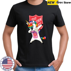 The Salvation Army Unicorn dabbing shirt