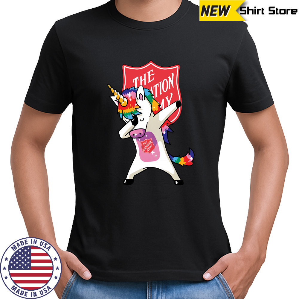 The Salvation Army Unicorn dabbing shirt
