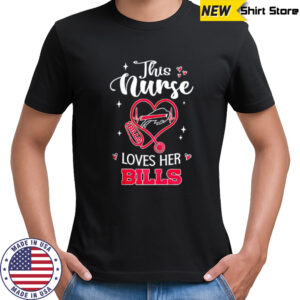 This nurse love her Buffalo Bills shirt