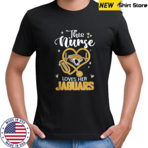 This nurse love her Jacksonville Jaguars shirt