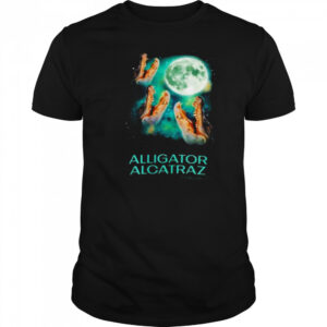 Three Alligator Alcatraz Everglades Florida under moon shirt