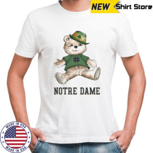 Tiny Turnip Teddy Bear Notre Dame Fighting Irish T shirt