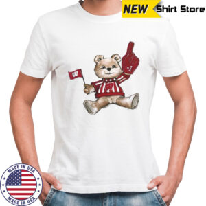 Tiny Turnip Teddy Bear X Wisconsin Badgers T shirt