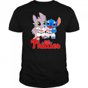 Toothless Night Fury and Stitch Philadelphia Phillies shirt
