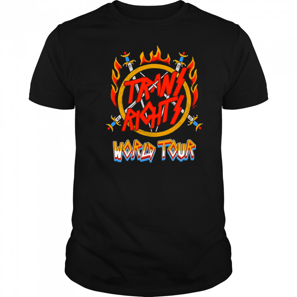 Trans rights World Tour shirt