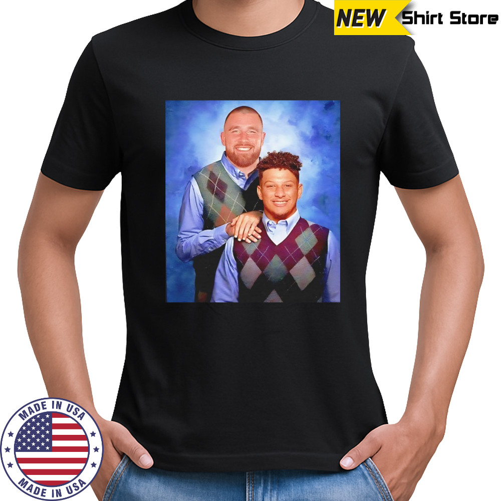 Travis Kelce and Patrick Mahomes Kansas City Chiefs NFL Step Brothers shirt