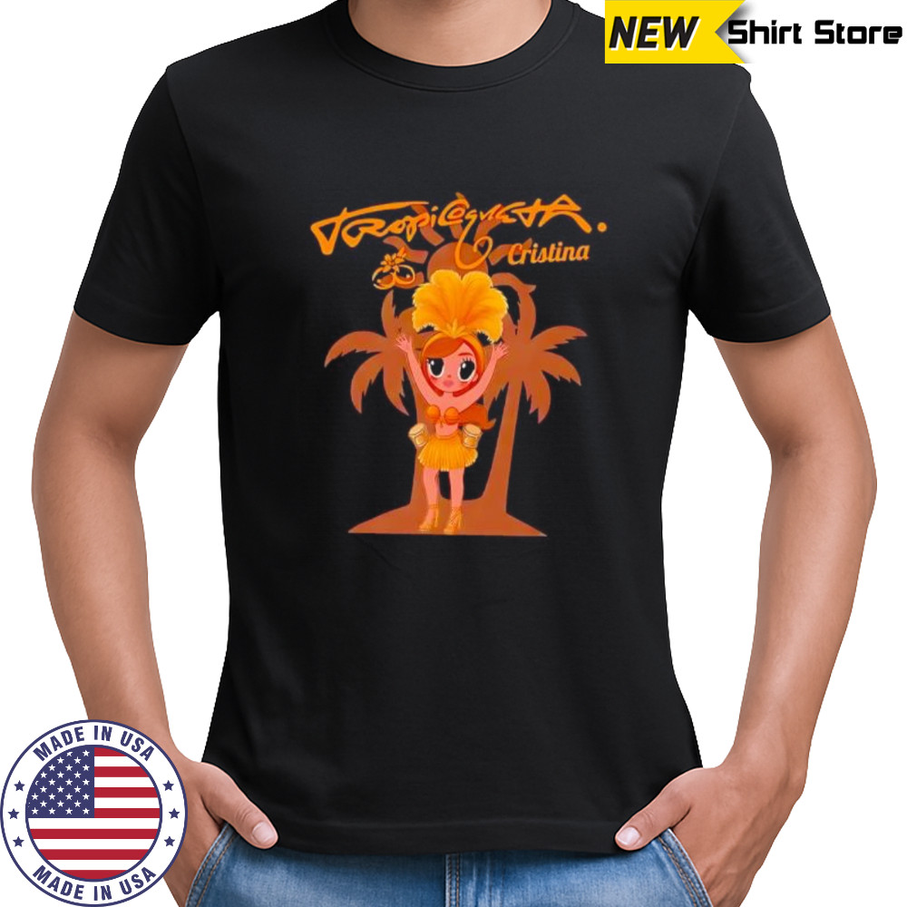 Tropicoqueta Cristina summer cartoon shirt