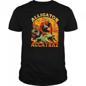 Trump riding Alcatraz Alligator 2025 shirt