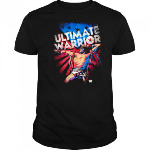 Ultimate Warrior Wrestling Usa Flag Patriotic Fourth Of July shirt