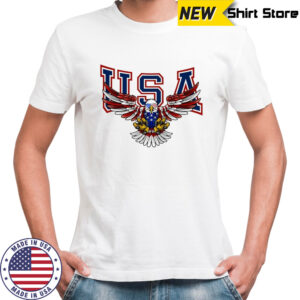 USA Eagle Fly logo shirt