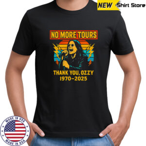Vintage ozzy osbourne final no more tours shirt