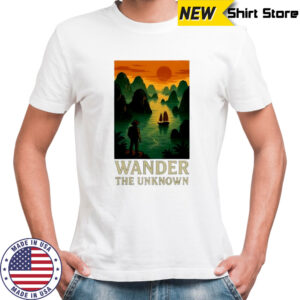 Wander the Unknown ocean ancient shirt
