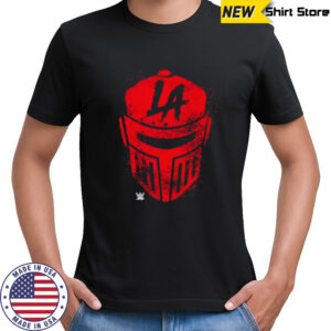 WWE LA Knight Helmet shirt