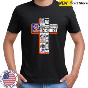 135 5 time National Champions Illinois I can do all things through Christ who strengthens me shirt
